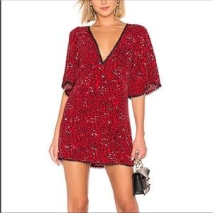 - NWT lovers + friends dress for women size small. Red and black